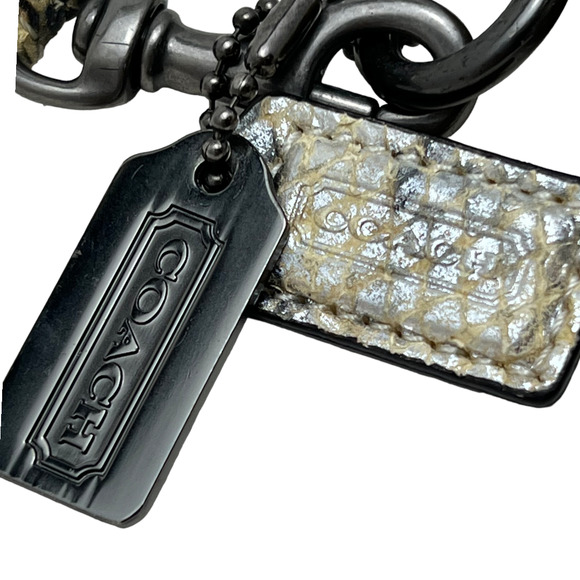 Coach 45126 Kristin Embossed Python Snakeskin Wristlet/Clutch - Picture 4 of 5